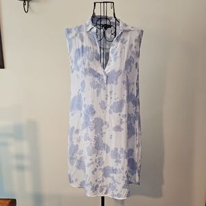 Style Envy Blue and White Mini Dress